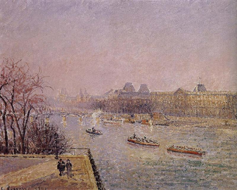 Camille Pissarro early in the Louvre China oil painting art